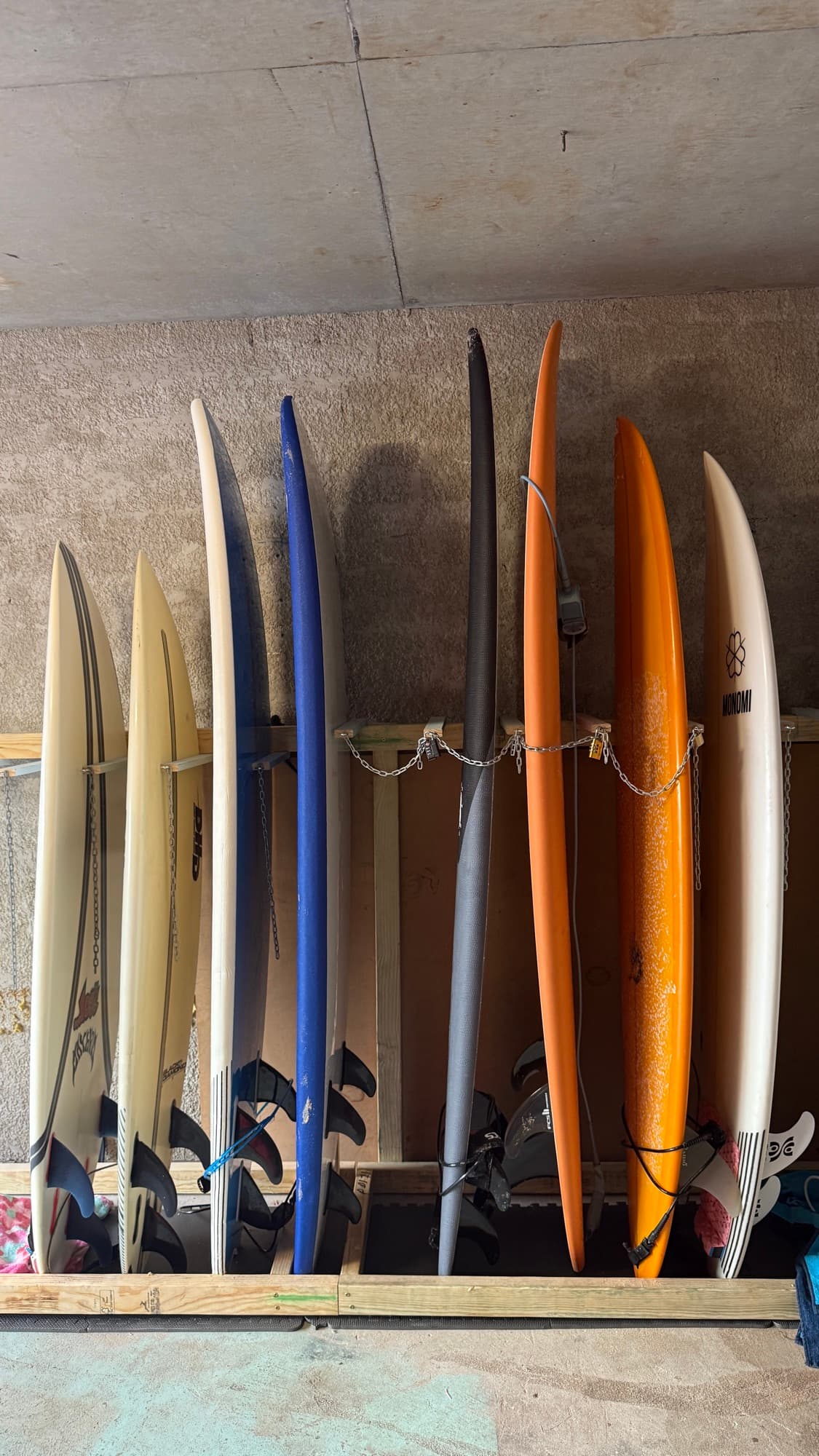 Heavy-duty, Lockable Surfboard Racks